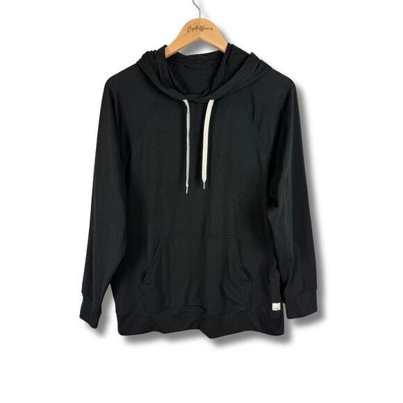 Vuori Tops - Vuori Halo Oversized Hoodie Black Heather S Soft DreamKnit Cozy EUC Athleisure